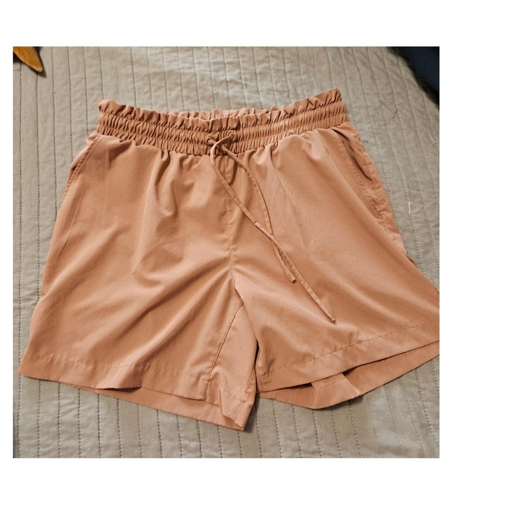 Mondetta Performance Mauve Brown Joggers Womens Medium Elastic Waist shorts